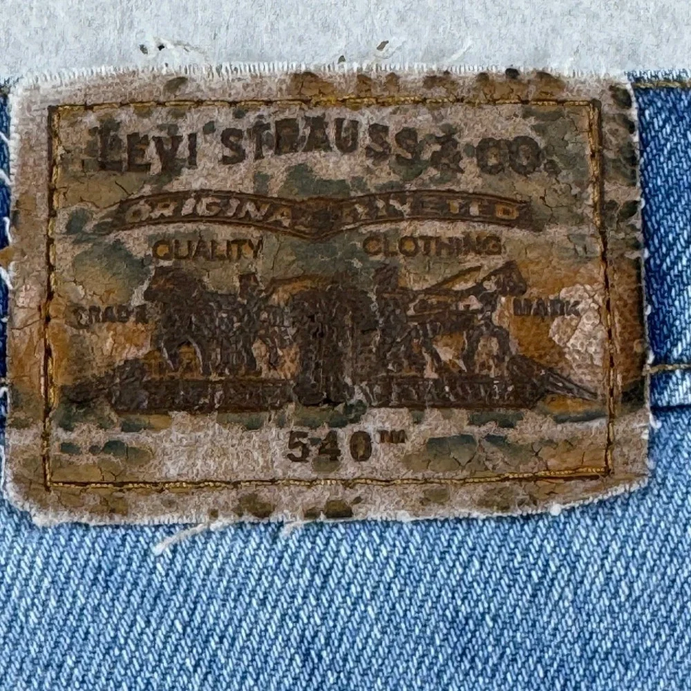 Levis Signature 540 Relaxed Fit Jeans Mens 40x29 Blue USA Made Vintage